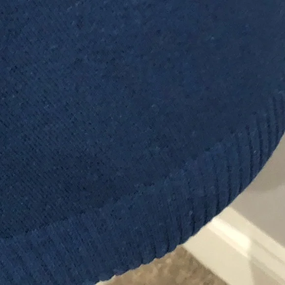 EXPRESS V-Neck Sweater | Deep V Knit Pullover Top | Blue | Small - Picture 6 of 10